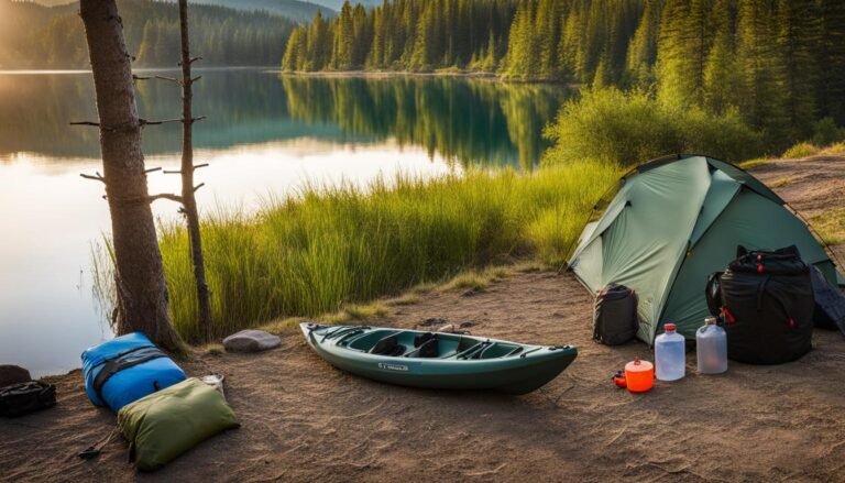 kayak camping