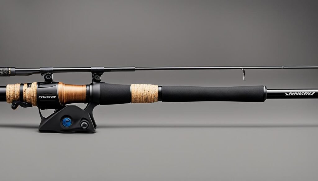 bass fishing rod handle